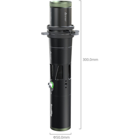 SmallRig 6377 RF 20C (SP Air Spotlight Kit) - przenośna lampa LED typu latarka z regulacją ostrości i strumienicą 36° - wymiary
